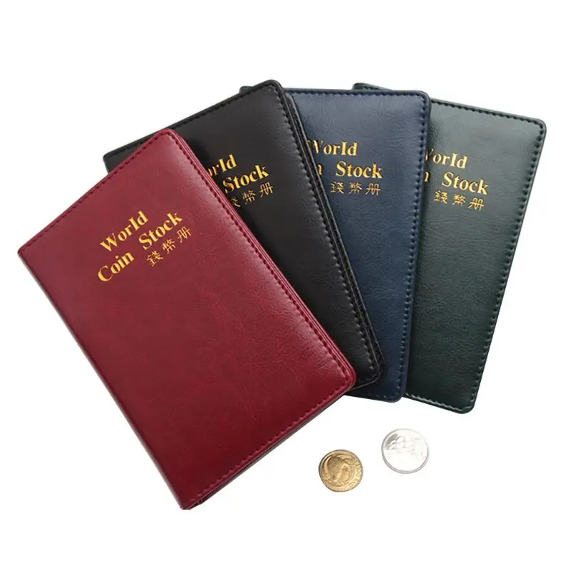 120 монет коллекция держателей для хранения Денег Пенни Карманы Мини Монета