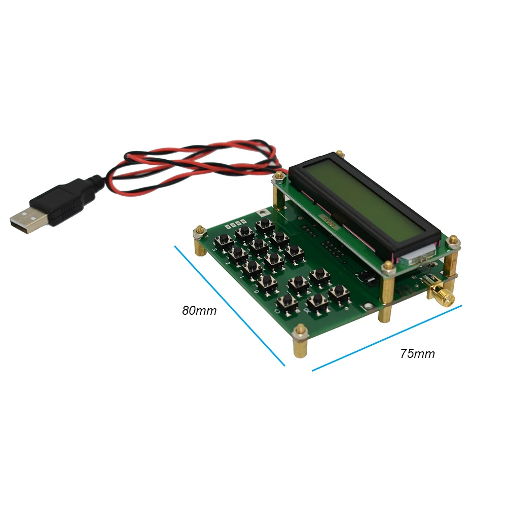 ADF4351 35 МГц до 4000 МГц источник сигнала VFO переменная частота цифровой lcd генератор сигналов G10-005