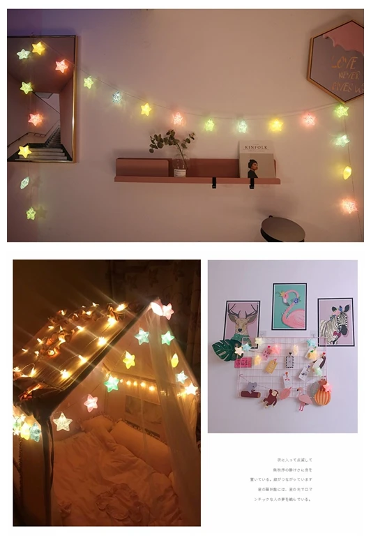 Подвесной светильник s настенный светодиодный трещина звезда сказочный