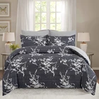 Роскошный пододеяльник с цветочным узором и наволочкой, пододеяльник королевского размера в стиле ретро, Комплект постельного белья