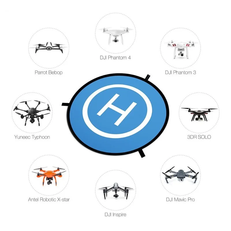 Для DJI Mavic pro Platinum Портативная Складная посадочная площадка 55 см 75 110 для Air Phantom 4