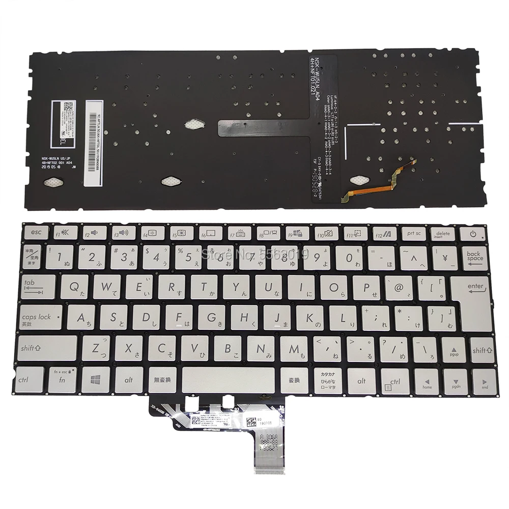 Клавиатура с подсветкой для ASUS Zenbook 13 UX334 UX334FL UX334FA UX334FAC 0KNB0-162DUK00