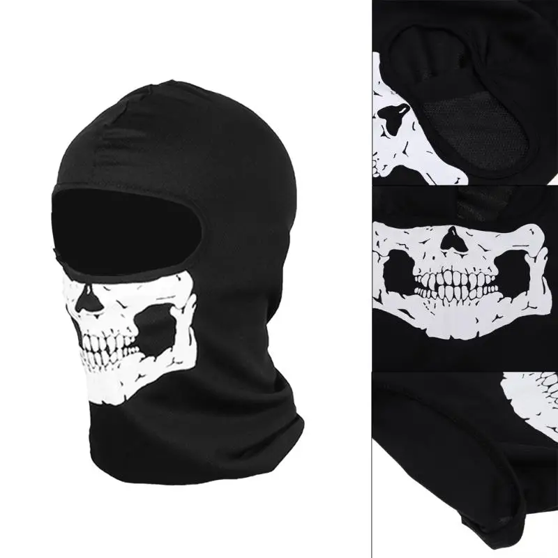 3d маска для велоспорта Балаклава Лыжная Зимняя Маска лица с черепом уличная бега