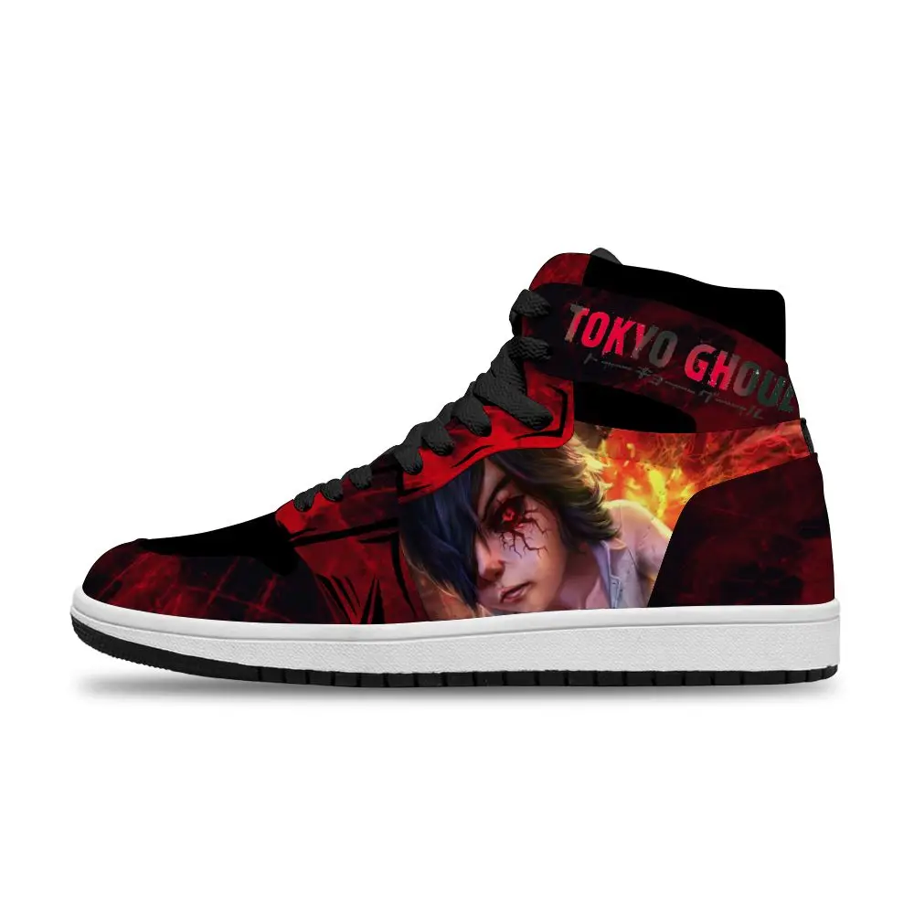 

Tokyo Ghoul Hot Japanese Diy Breathable Cartoon Running Non-Slip For man Unisex Fashion trend High-top Basketball trainers