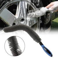 plastic handle vehicle cleaning brush car wheel wash brush tire auto scrub brush car cleaningwash sponges tools accessories
