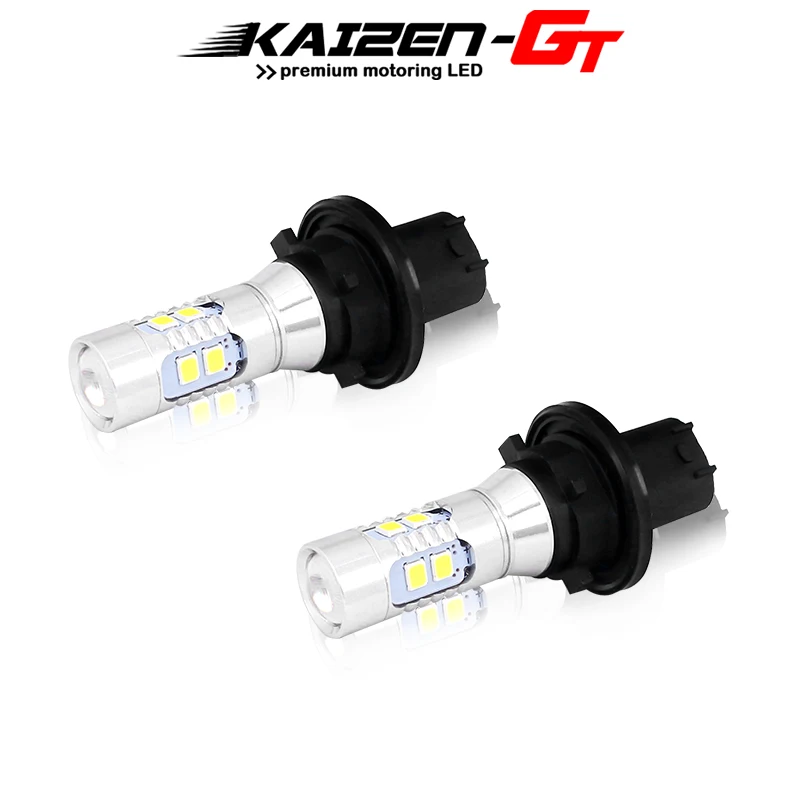 Ошибок ксенон белый PH24W PHC24WY 10 SMD светодиодный обратный светильник лампы для Cadillac