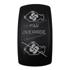 Автомобильная Лодка Грузовик с подсветкой Swtich Cap-лазерная гравировка-Управление вентилятором-для светодиодного Carling Arb Narva 4x4 RV Rocker Switch, только крышка