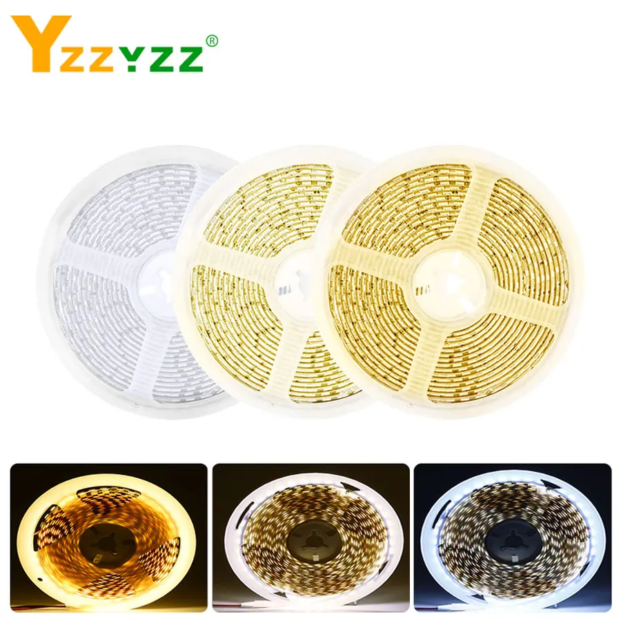 Гибкая светодиодная лента для ночного освещения 12 В постоянного тока 5 м белая 5054