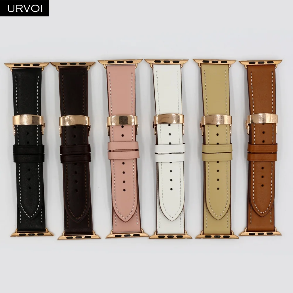 URVOI ремень с пряжкой для Apple Watch 6 SE 5 4 3 2 1 iwatch одной бабочкой|Ремешки часов| |