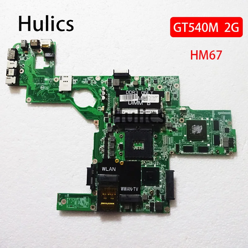 Hulics оригинальный CN-0714WC 0714WC 714WC для DELL XPS L502 L502X Материнская плата ноутбука GT540 GT540M 2