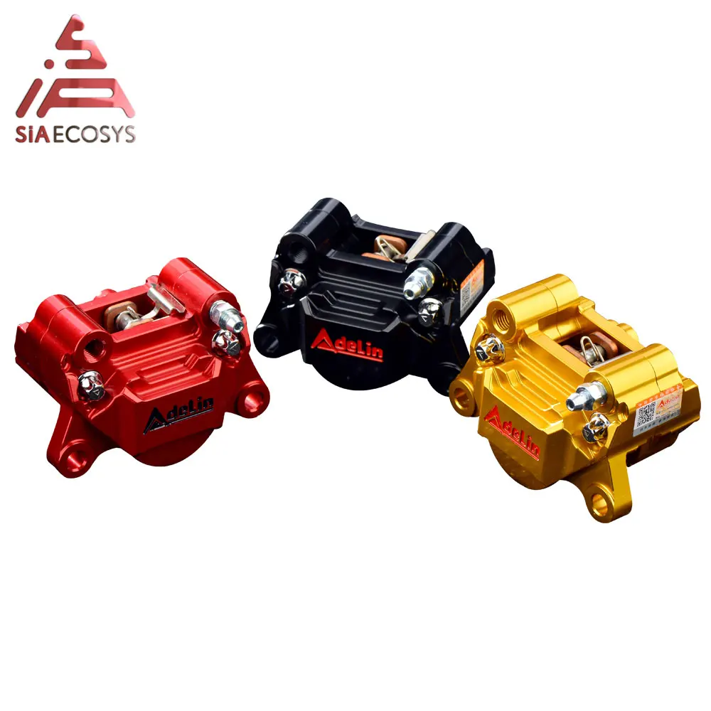 Adelin ADL-28 Motorcycle Accessories Hydraulic Brake Calipers Universal 2 pistons CNC Aluminum alloy brake calipers | Автомобили и