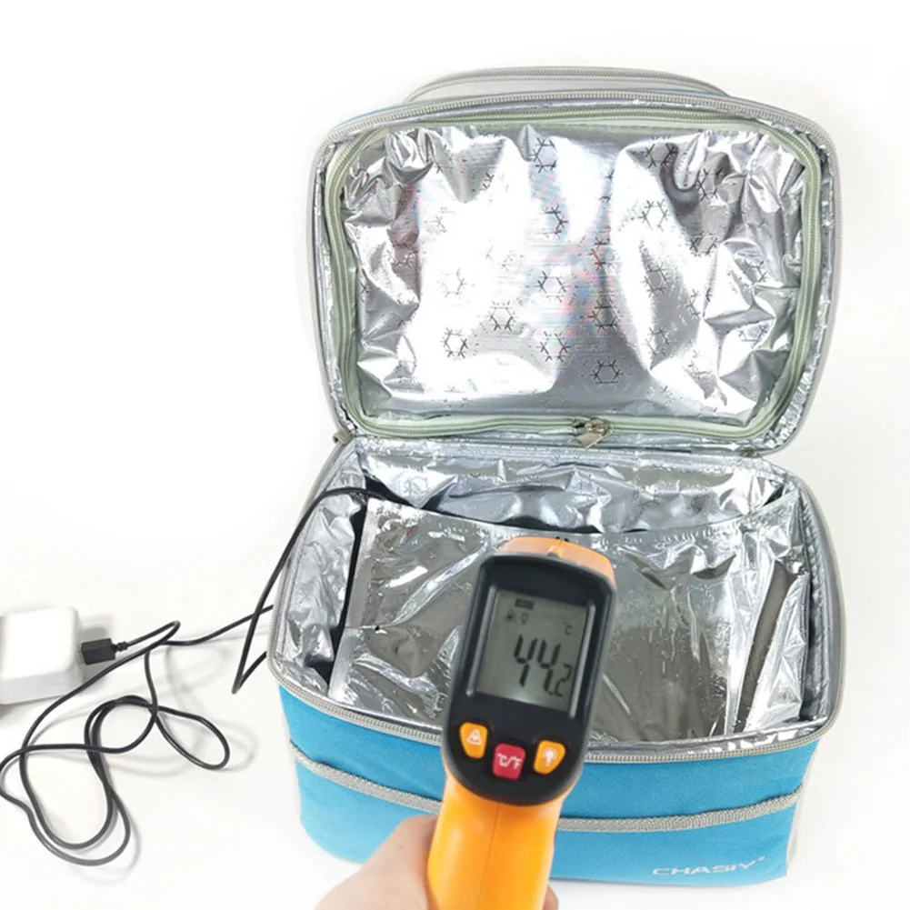 

USB Thermostatic Heat Preservation Plate Insuation Bag for Lunch Bag Lunch Box DIY Thermal Heater Pad Warmer Food Plate