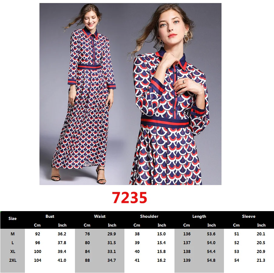 

England Style European and American Fashion Dresses for Women Party Designer Print Long Sleeve Ruched French Shirt Maxi Dresses