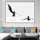 Финальная фэнтезийная игра плакат Мультяшные картины художественные картины на холсте настенные картины для домашнего декора Плакат