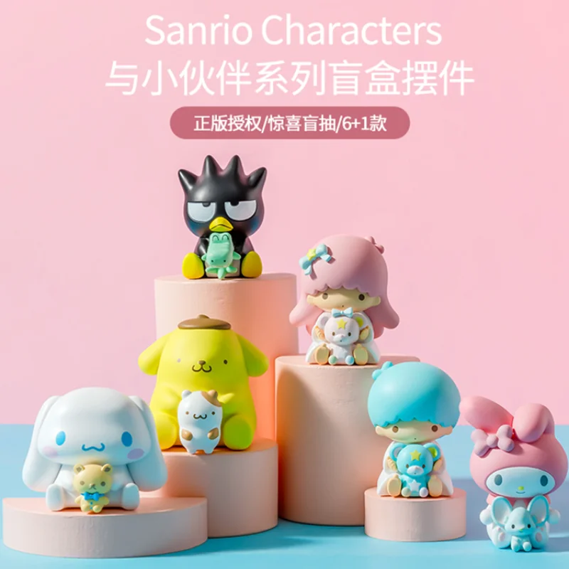 

Фигурка героя Sanrio Cinnamorol, Игрушечная модель, оригинальная серия мечты, шторка, аниме украшение, коллекционная игрушка для детей, подарок