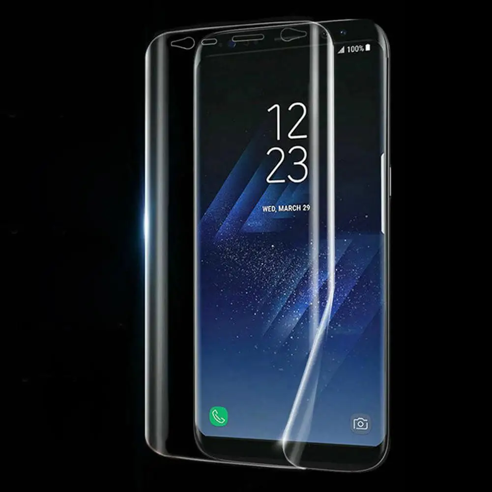 Защитная пленка из мягкого ТПУ с полным покрытием для Samsung Galaxy S6 S7 S8 Note 8|Защитные