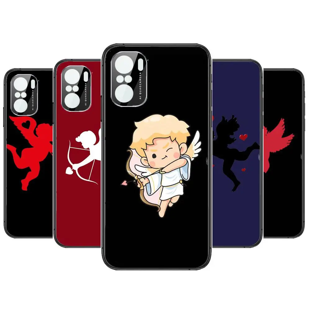 

The Arrow Of Love Couples Phone Case For xiaomi redmi POCO F1 F2 F3 X3 Pro M3 9C 10T Lite NFC Anime Black Cover Silicone Back Pr