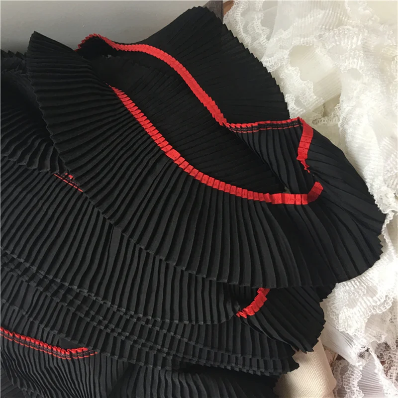 3 м/уп. черный красный Цвет Шифрование утолщенной из гофрированного шифона