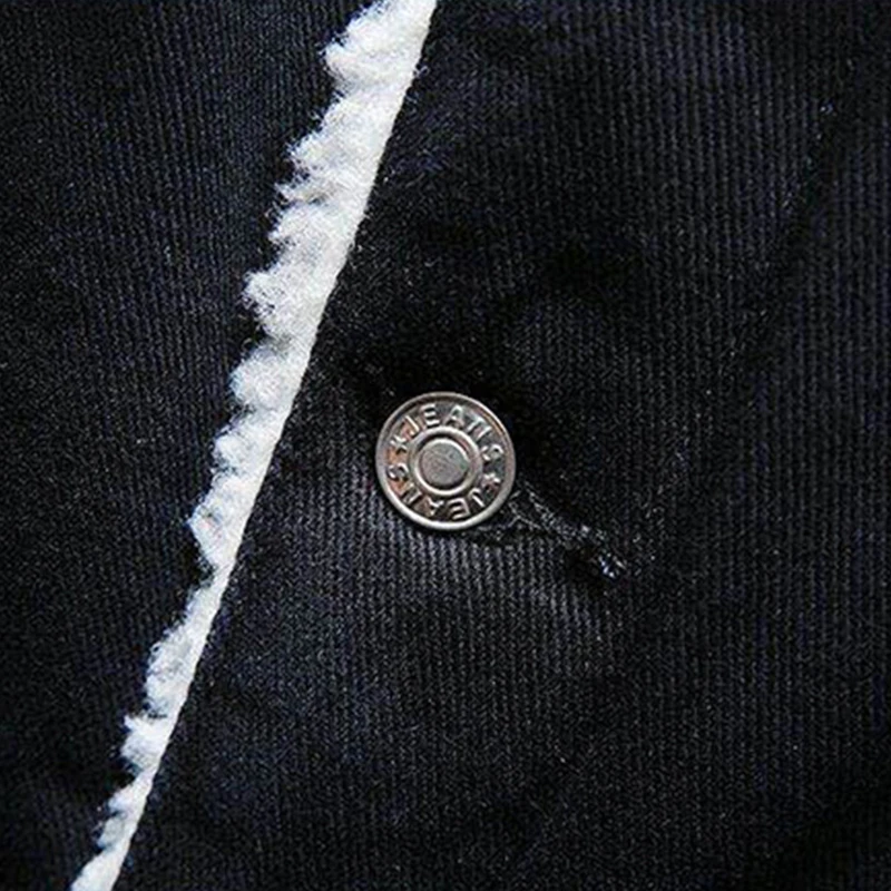 Джинсовая куртка Мужская Утепленная повседневная утепленная приталенная из