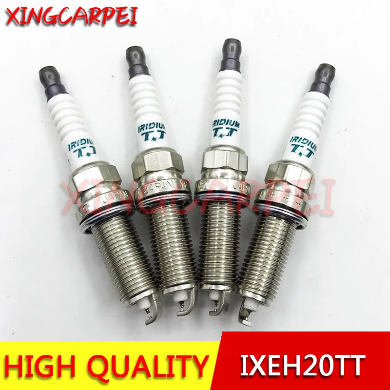 IXEH20TT 4 шт. двойная иридиевая Свеча зажигания для NissanTeana 2.0L/2.5L Renault Megane Fluence Scenic 2.0L