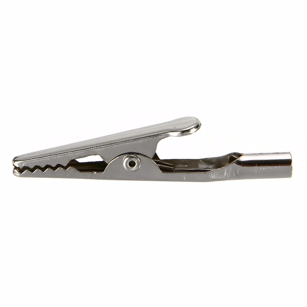 Зажимы типа крокодил длиной 51 мм 10 шт./лот зажимы из нержавеющей стали с винтовым