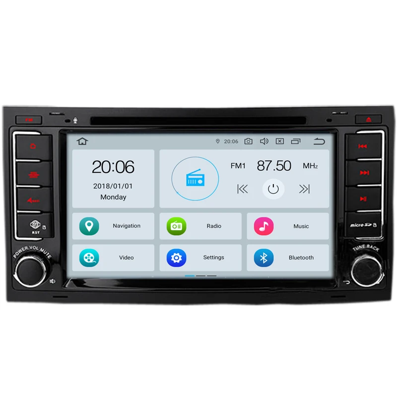 COIKA 7 &quotAndroid 9 0 система автомобильный DVD головное устройство для Volkswagen Touareg 2004-2011 с