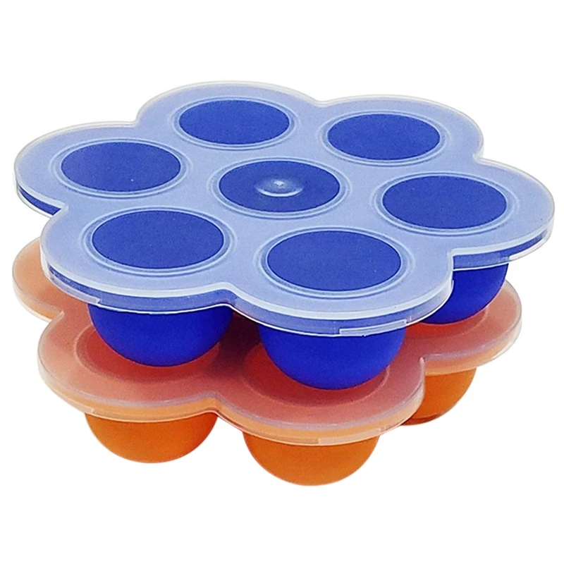 Силиконовые формы для укусов яиц WSFS многоразовый контейнер хранения младенцев 2