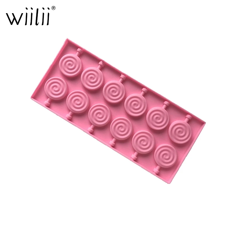 12 полостей силиконовые формы для леденцов конфеты леденца Шоколад Твердые