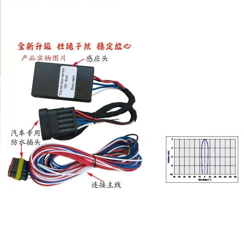 Датчик датчика удара в хвостовой части датчик движения ног с открытым хвостом