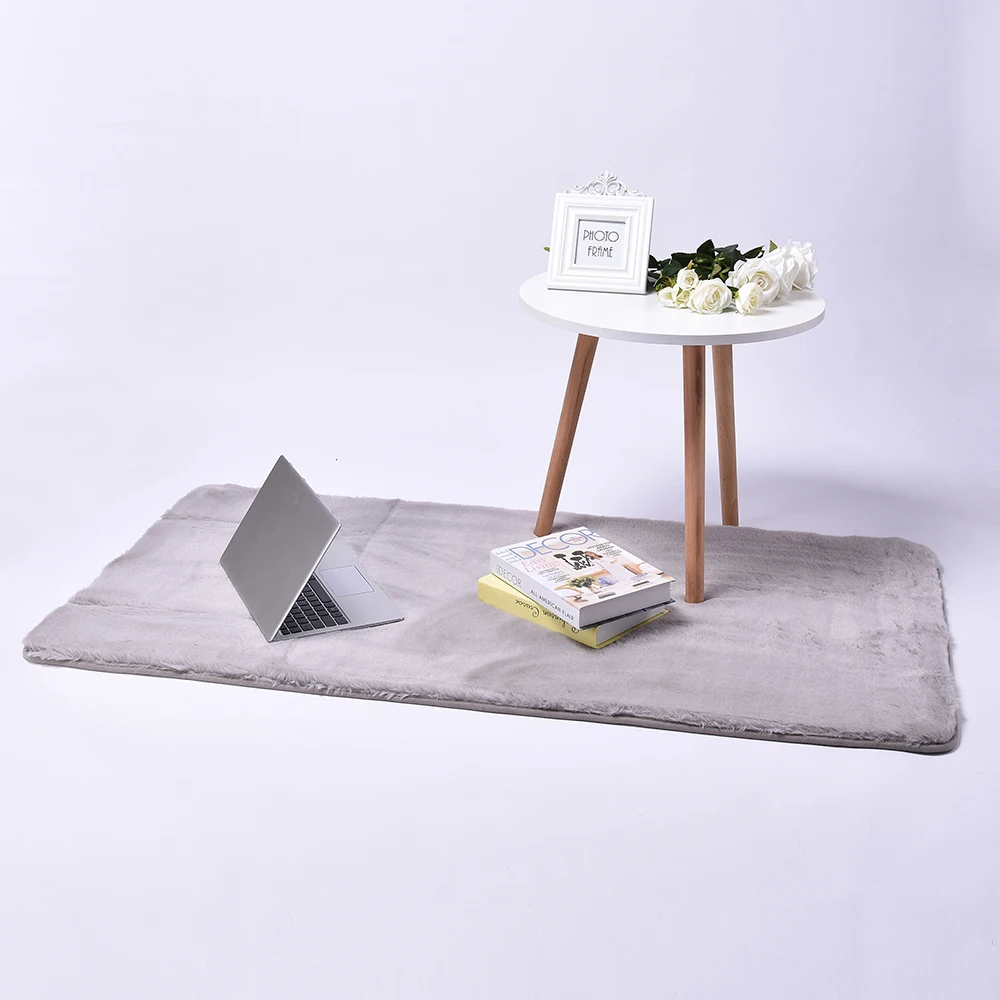 Мягкий ковер пушистый меховой напольный стул из кроличьего меха подушки для