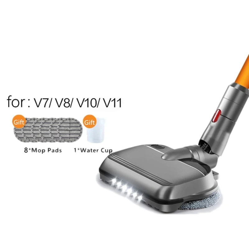 Электрическая Насадка для швабры со светодиодный светильник кой Dyson V7 V8 V10 V11