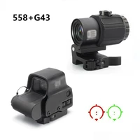 airsoft accessory g43 558 3x magnifier perfect replcia hunting airsoft sniper rifle holographic sight rifle scope