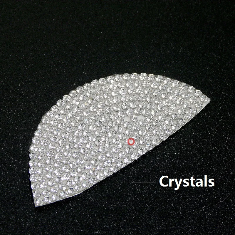 Блестящая наклейка на дверную ручку салона автомобиля с кристаллами для Mini Cooper F54