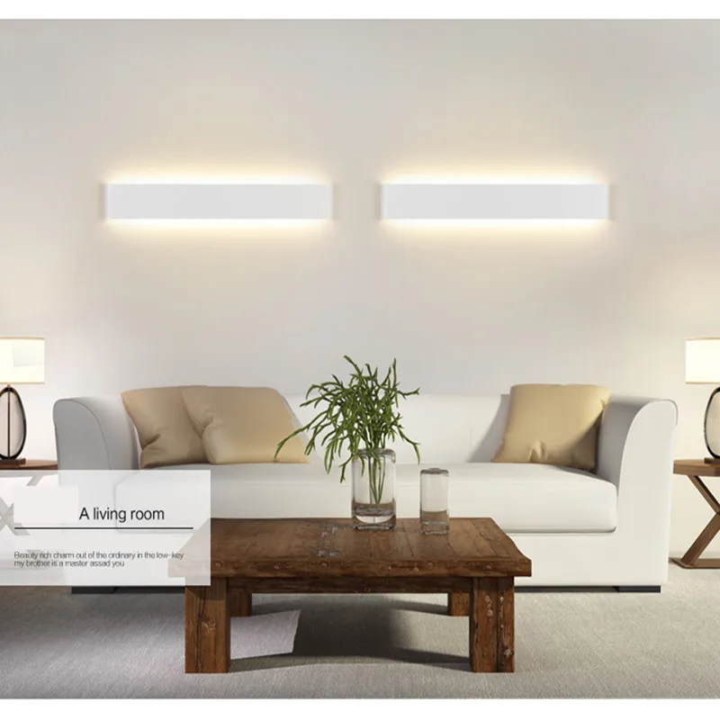 Современная светодиодная настенная лампа с регулируемой яркостью 2 4 ГГц РЧ