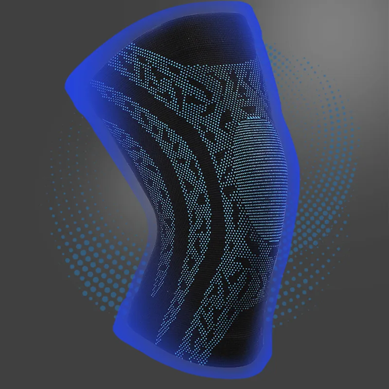 Компрессионный наколенник нейлоновый для тренировок артрита тяжелой атлетики