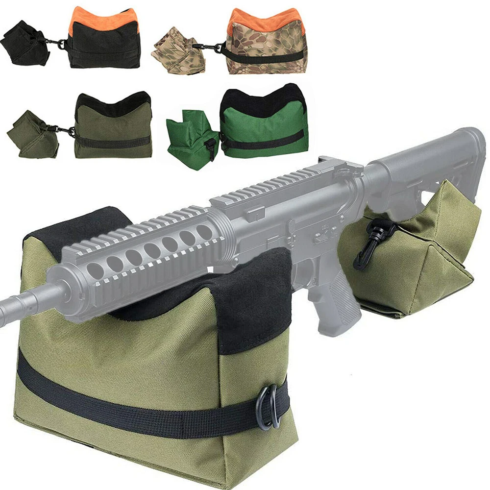 

Front & Rear Rifle Shooting Tactical Bench Target Stand Support Sandbag Unfilled Hunting Accessories Rifle Rest Sniper Gun Bag