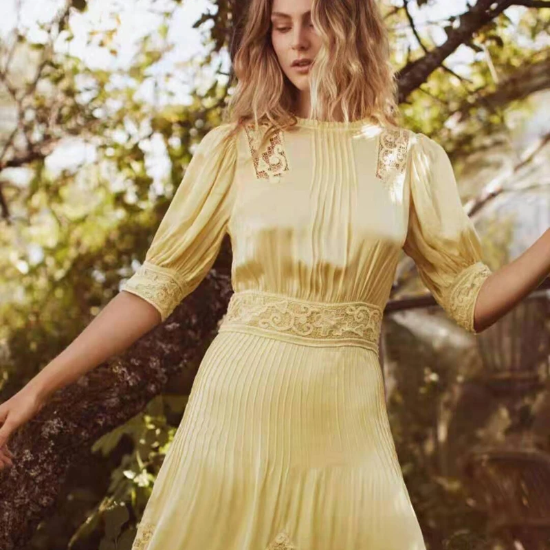 Женское облегающее плиссированное платье средней длины однотонные вечерние