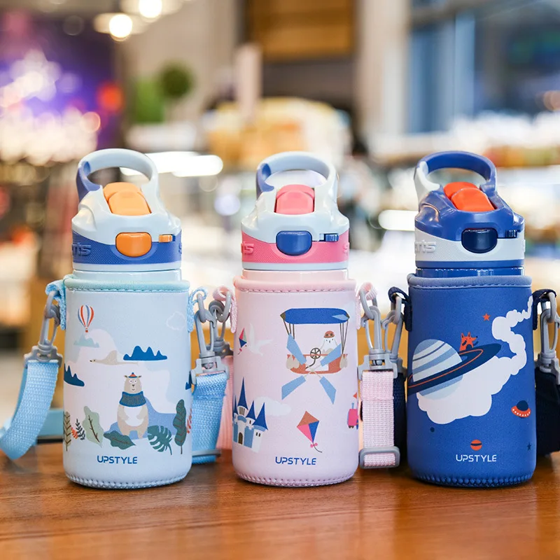

316 Stainless Steel Duckbill Children's Thermos Bottle Creative Anti-fall Students Portable Cute Water Bottle Kawaii Bottle
