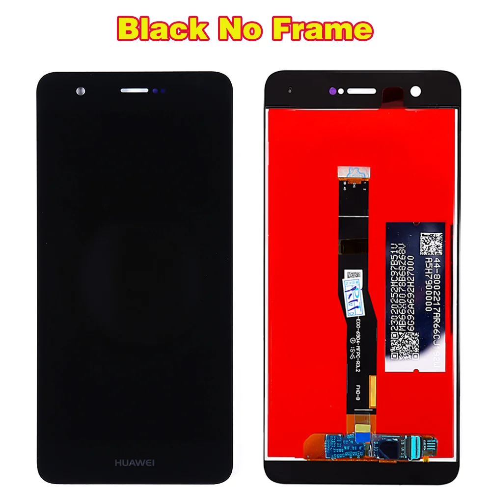 Black Without Frame huawei Nova 5,0 дюймов ЖК-дисплей CAN-L01 Рамка дигитайзер в сборе сенсорный экран с олеофобным покрытием 10 мультитач - Цвет: Black Without Frame