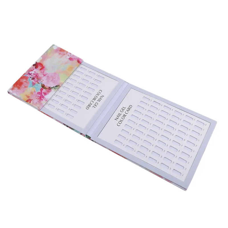 

Nail Tips Display Book DIY Nail Art Showing Shelf Gel Nail Polish Color Card Chart Painting Dedicated Display Board