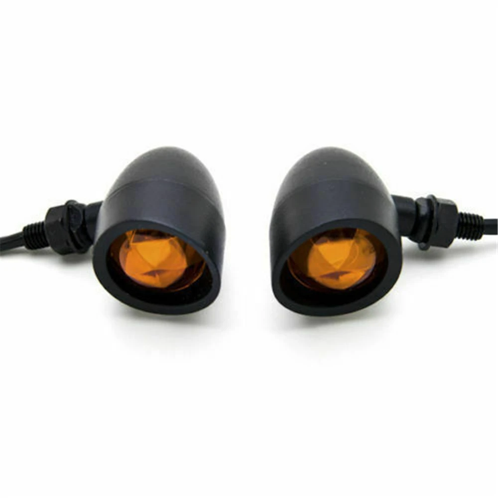 

2pcs Motorcycle Retro Heavy Duty Bullet Turn Signals Indicator Blinkers Light