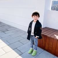 new formal spring autumn boy coat overcoat top kids costume teenage gift children clothes high quality plus size