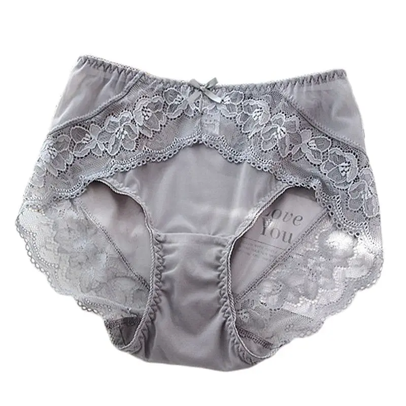 New Style 4PCS Women's Panties Lace panties Transparent mesh Lace ultra-thin underwear women briefs underpants