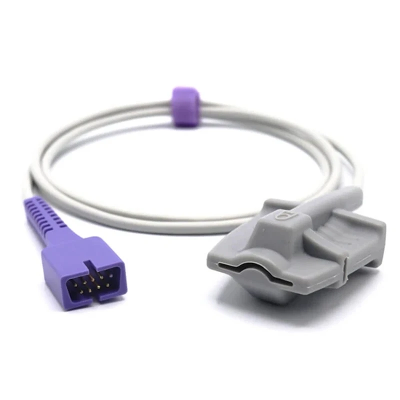 Совместимый Nellcor Oximax SpO2 сенсор для взрослых Мягкий Наконечник 3 фута 9 штифтов|sensor