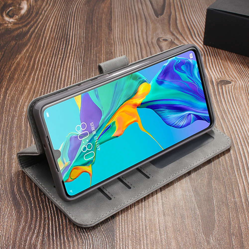 Кожаный чехол-книжка для Huawei P40 P30 P20 Mate 30 20 Pro Lite чехол-бумажник Nova5 5i P Smart Plus 2019 Honor 20i
