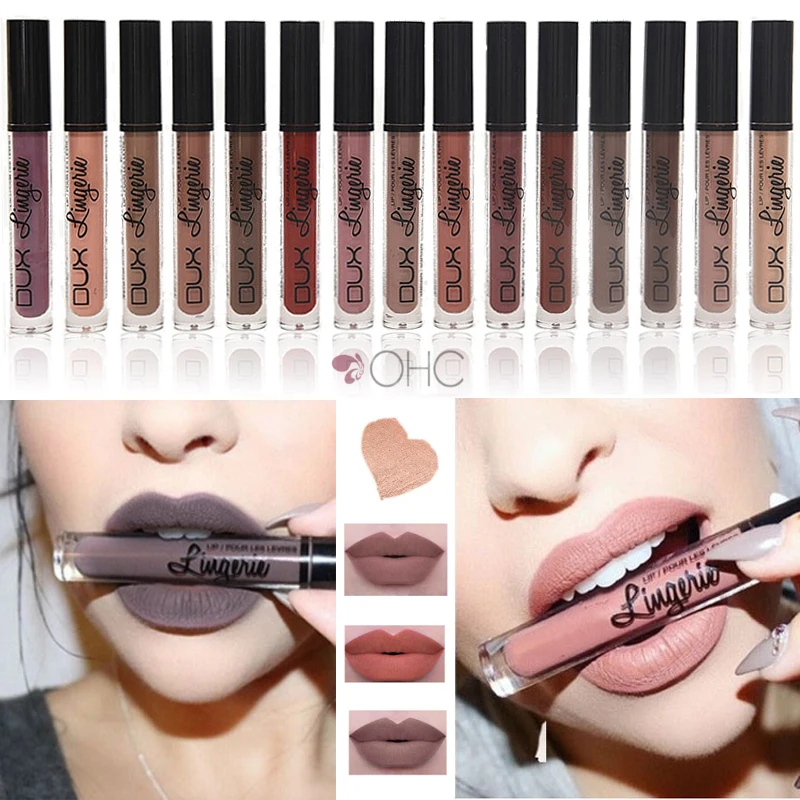 Помада жидкий матовый оттенок для губ корейский водонепроницаемый долговечный