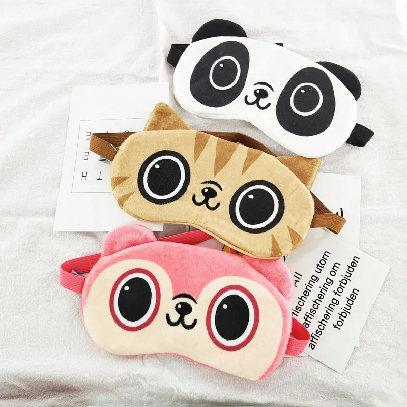 Мультяшная хлопковая маска для сна повязка на глаза Детская путешествий