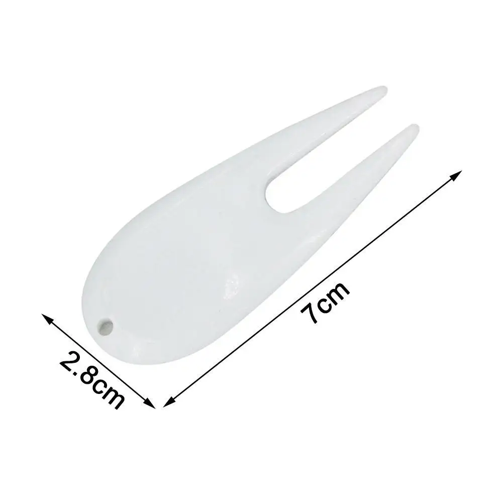 

Blue Yellow Orange Red White Plastic Golf Pitch Repair Golf Marker Score Ball Tool Fork Divot Q9G3
