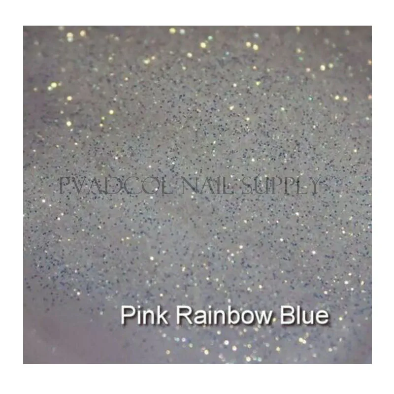 Опал розовый синий Радуга ультра тонкая пудра Пыль Блеск Дизайн ногтей акриловый