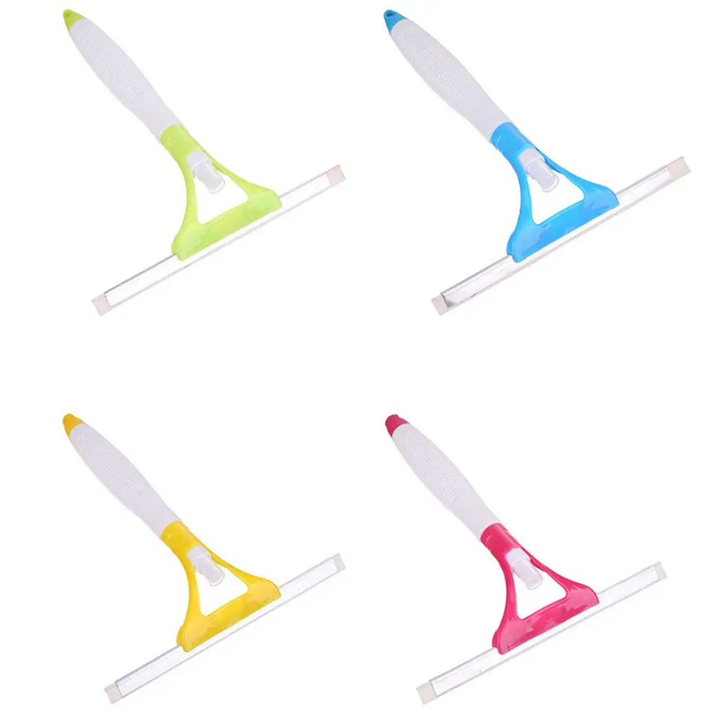

1PC Random Color Spray Window Glass Brush Wiper Cleaner Washing Scraper Home Bathroom Car Window Cleaning Tool